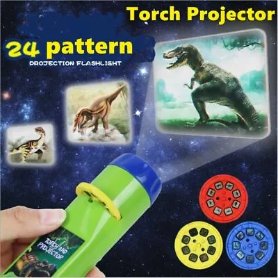 $4.78 • Buy Dinosaur Toys Kids Torch Projector Night Light Girls Xmas New Gift H4O9
