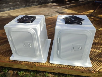 £369.99 • Buy Grp Fibreglass Storage Box Boat Seat With Hatch And Swivel For Fishing Boat/rib 