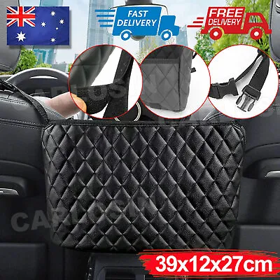 Advanced Between Car Seat Storage Bag Net Pocket Handbag Holder Organize • $11.95