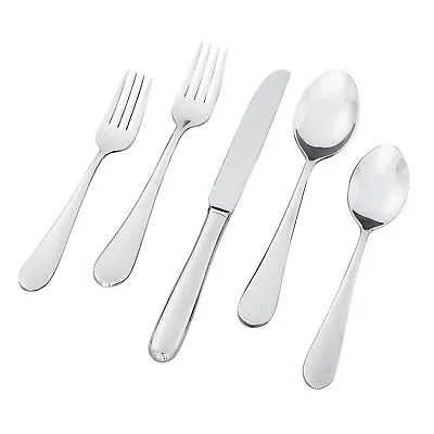 Pottery Barn Classic 18/10 Stainless Steel 5pc. Place Setting By Wallace • $34.99