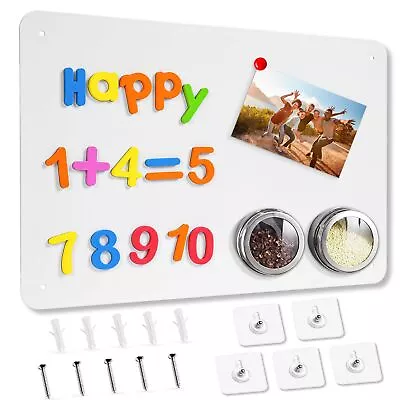 Magnetic Board For Wall For Magnets Refrigerator Cubicle Cabinet. 17.7  X ... • $22.08