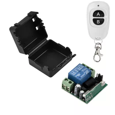 DC12V 315MHz 1CH Wireless RF Relay Remote Control Switch Receiver Module W/2 Key • $9.39