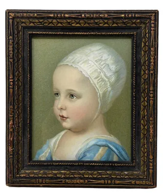 6” X 7” Framed Print Picture Of Baby Stuart By Anthony Van Dyck + Nra Code Stamp • $35