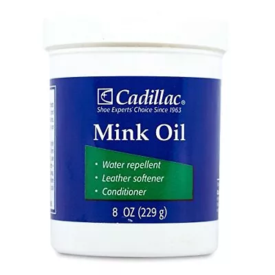 Cadillac Mink Oil For Leather Boots Shoes - Waterproof Leather - Water Repell... • $13.19