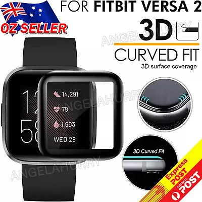 For Fitbit Versa 2 2019 Screen Protector Film Full Soft Guard Coverage Cover New • $3.99