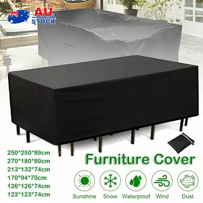 $15.25 • Buy Waterproof Outdoor Furniture Cover Garden Patio Rain UV Table Protector Sofa AU