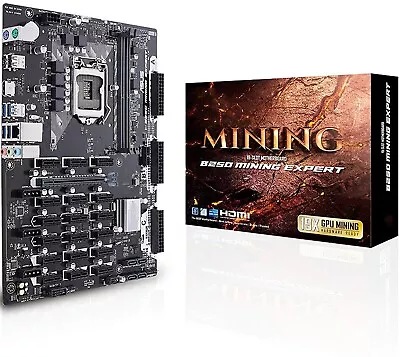 ASUS B250 MINING EXPERT Motherboard  FREE CPU Cooling Heatsink/fan And 4GB Ram • $395