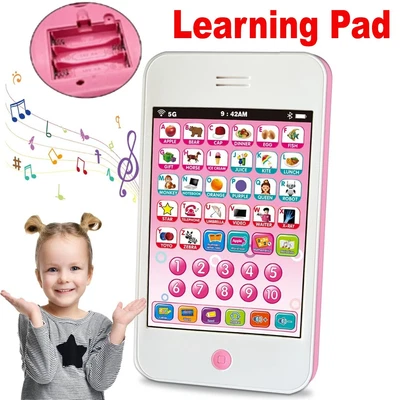 $14.99 • Buy Kids Educational Learning Toys Pad For Number Words Game Fun Phone Battery Toys
