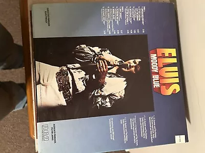 Elvis Presley - Moody Blue Vinyl LP - 1977 ( RCA AFL1-2428 ) • $1.25