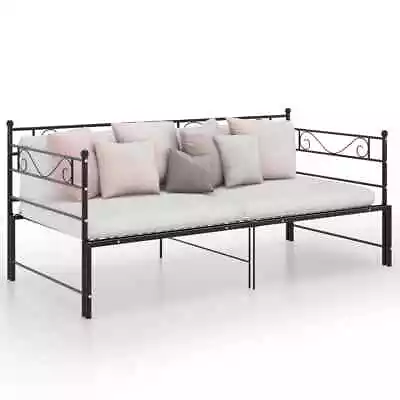 Pull-out Sofa Bed Frame Metal 90x200 Cm • £123.99