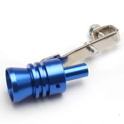 Universal Blue Turbo Sound Exhaust Muffler Pipe Whistle Car Roar Maker L • $4.99