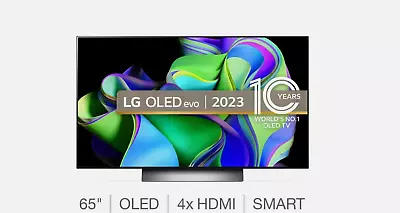 LG OLED65C36LC 65  Smart 4K UHD HDR OLED Freeview TV • £998.89