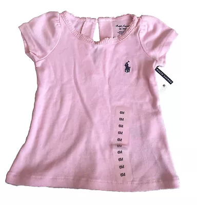 Ralph Lauren Pink T-Shirt Brand New Size 6m • $22