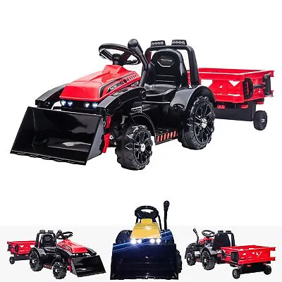 £129.95 • Buy RiiRoo 6V Battery Electric Kids Tractor With Trailer Kids Ride On Car Tractor 