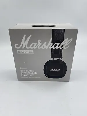 Marshall Major IV On-Ear Bluetooth Headphone With Wireless Charging Open Case! • $90