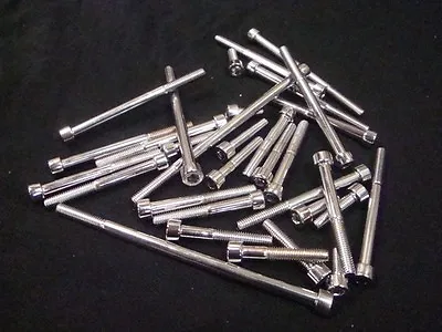 HONDA CB750 DOHC FOUR CHROME ENGINE ALLEN BOLT KIT Chopper Bobber Brat Cafe Cb • $46.86