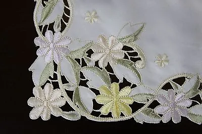 Embroidered Lace Placemat Runner Dresser Scarf Wedding Party Event Dining Decor • $20