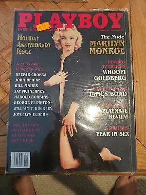 Playboy  Holiday Ann Edition JAN 1997 Marilyn Monroe NUDE  • $50