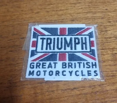 £7.45 • Buy Triumph Greastest British Motorcycle Cloth Patch Badge