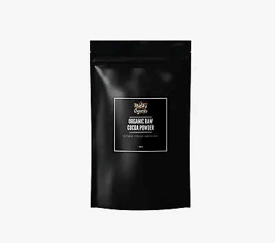 Premium Organic Raw Cocoa Powder - Pure And Natural Cacao For Baking And Smoothi • £12.50