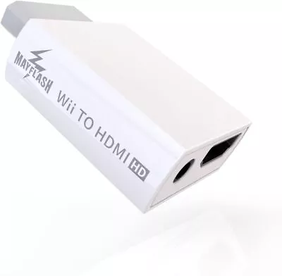 MAYFLASH Wii To HDMI Converter 1080P For Full HD Device White  • $24.95