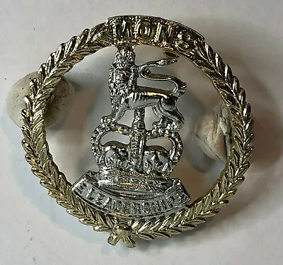 £12.84 • Buy Mons Officer Cadet School Cap Badge Staybrite Staybright 