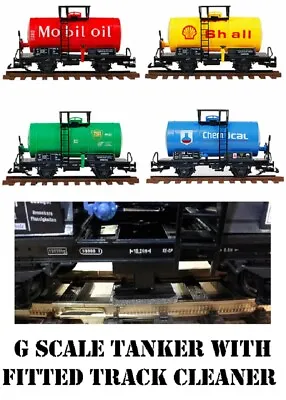 G SCALE 45mm GAUGE RAILWAY TRAIN TANKER & FITTED LGB CLEANER TRUCK BACHMANN LGB • £45.95