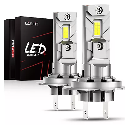 Lasfit H7 LED Headlights Bulb High/Low Beam 60W 7000LM Super Bright LAair Series • $74.99