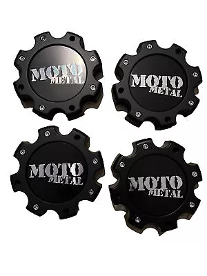 Moto Metal Matte Black Center Cap 845L170S2 Set Of 4 • $55