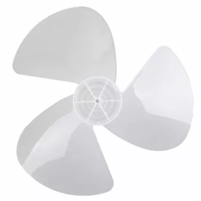 16 Inch Plastic Fan Blade Three Leaves W/Fan Nut For Pedestal Stand/Table Fanner • £14.98