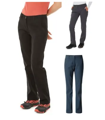 Craghoppers Ladies Kiwi Pro Stretch Walking Trouser Womens Walking UPF40 Camping • £32.99