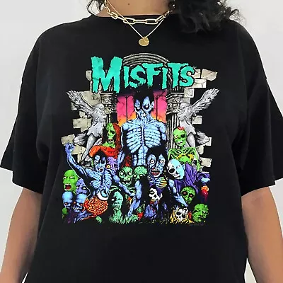 Hot Misfits Band Shirt Rare Black S-2345XL Shirt P1065 • $14.99