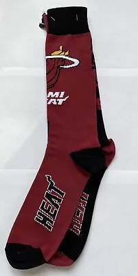 NBA Miami Heat Big Top MisMatch Socks Size Large Mens 10-13 Basketball • $12.95