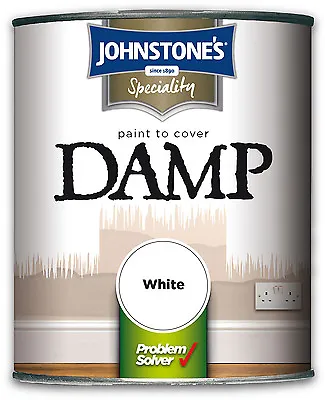 Johnstones 2.5L Speciality Damp Proof Paint White Cheap Sale • £29.99