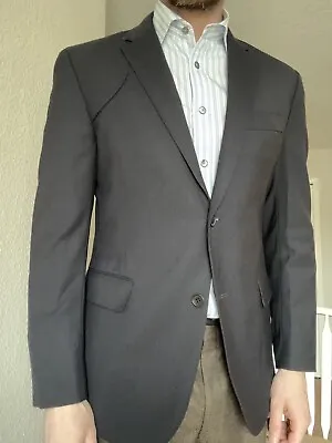 Trademark Brooklyn Clothing Company Navy Blue Shooting Blazer Jacket Size 40 Reg • $29.99