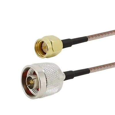 £5.29 • Buy 20cm To 200cm N Type Male To SMA Male RG316 RF Coaxial Cable Wire UK Seller