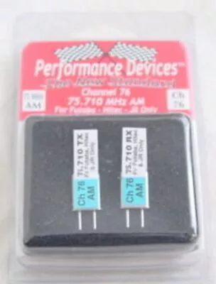 JR/Futaba/Hitec 75Mhz AM Channel 76 Tranmsitter/Receiver Crystals Set 75.710Mhz • $7.90