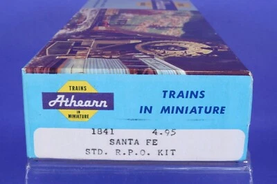 $32 • Buy Athearn HO 4 Cars Observation 1871 Pullman 1861 RPO 1841 Baggage 1881 Santa Fe