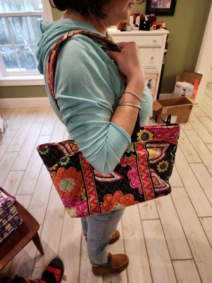 $19.99 • Buy Vera Bradley Weekender / Tote Va Va Bloom Fall Purse