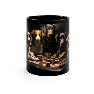 Dogs Playing Poker Mug Labs At Cards Table Dog Lovers Gift • $24.99