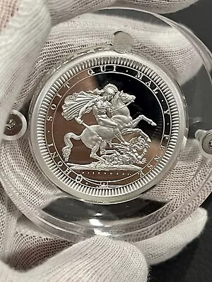 2024 GB  The Great Engravers St George & Dragon 2 Oz Silver Proof Coin • $499