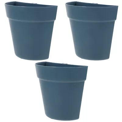  3 Pcs Astetic Room Decor Ceramic Wall Planters Outdoor Hanging Baskets • £14.78