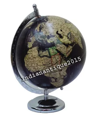 Vintage Nautical Authentic World Globe With Stand Globe 8  Beautiful Decor Item • $140.80