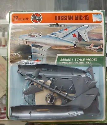 Airfix 1/72 RUSSIAN MIG-15 Carded Packaging • $10