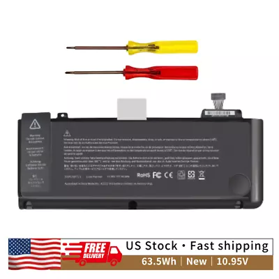 2011 2012 63.5Wh A1322 Battery For Apple Macbook Pro 13  A1278 Mid 2009 2010 US • $17.58