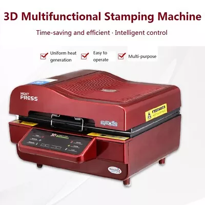 3D Vacuum Multi-functional Sublimation Heat Press Machine Kit For Phone Case Mug • $1439.69