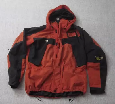Mountain Hardware Jacket Mens Large Ski Patrol Conduit Blood Orange Black • $115