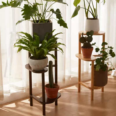 £25.95 • Buy 75cm Tall  Plant Stand Corner Shelf Indoor Flower Pot Display Rack Holder Garden