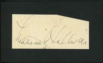 MAUREEN O'SULLIVAN (1911-1998) Autograph Cut |  Tarzan  Series - Signed • $15.99