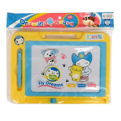 Flydreams Children's Carry Drawing Board Magnetic Sketcher 250mm X 180mm • £3.90